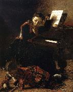 Thomas Eakins Scene at Home painting